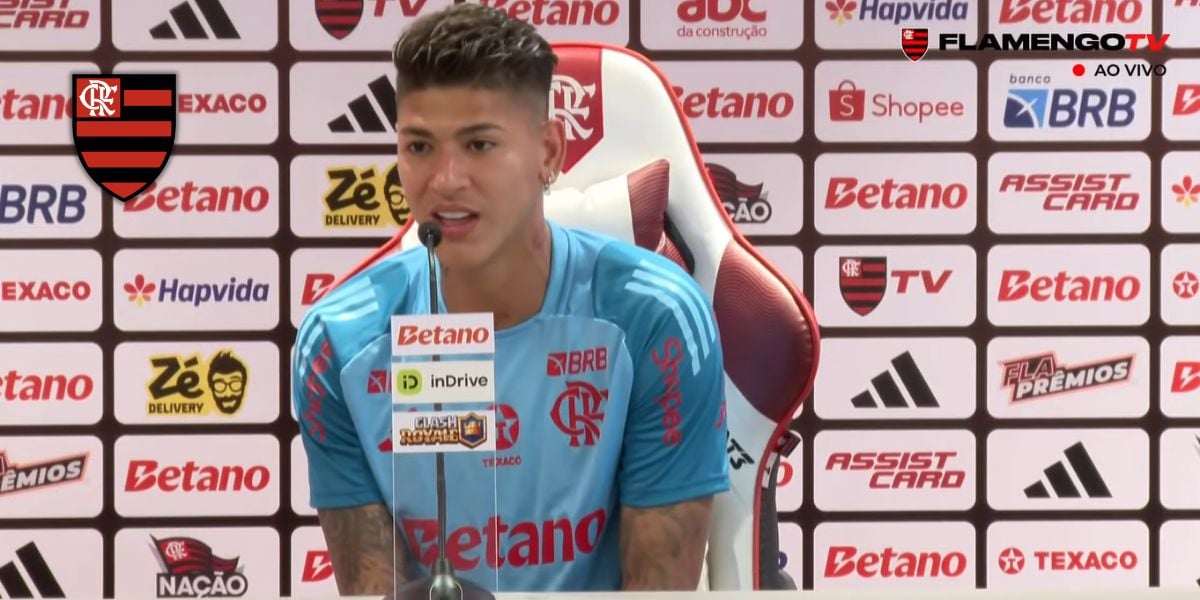 Foto - Montagem TV Foco/ Reprodução Youtube - Flamengo TV