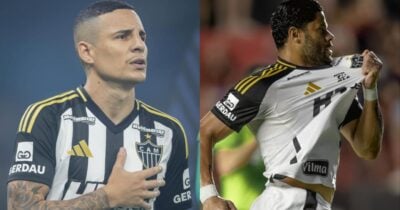 Guilherme Arana e Hulk (Foto: Reprodução/ Instagram: @atletico)