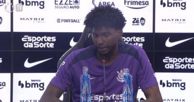 Hugo goleiro do Corinthians (Foto: Corinthians TV)