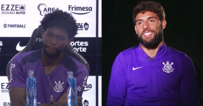Hugo Souza e Yuri Alberto podem deixar o Corinthians (Foto: Corinthians TV/ ge TV)