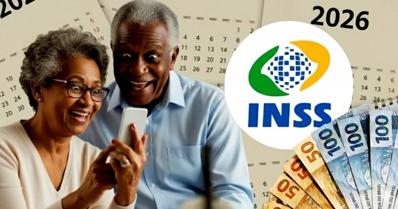 Saiba como fica os pagamentos e contribuições do INSS em 2026 (Foto Reprodução/Montagem/TV Foco/Canva/GMN/Lennita)