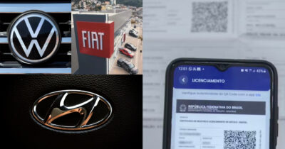 IPVA dos carros da Hyndai, Volkswagen e Fiat (Foto: Divulgação)
