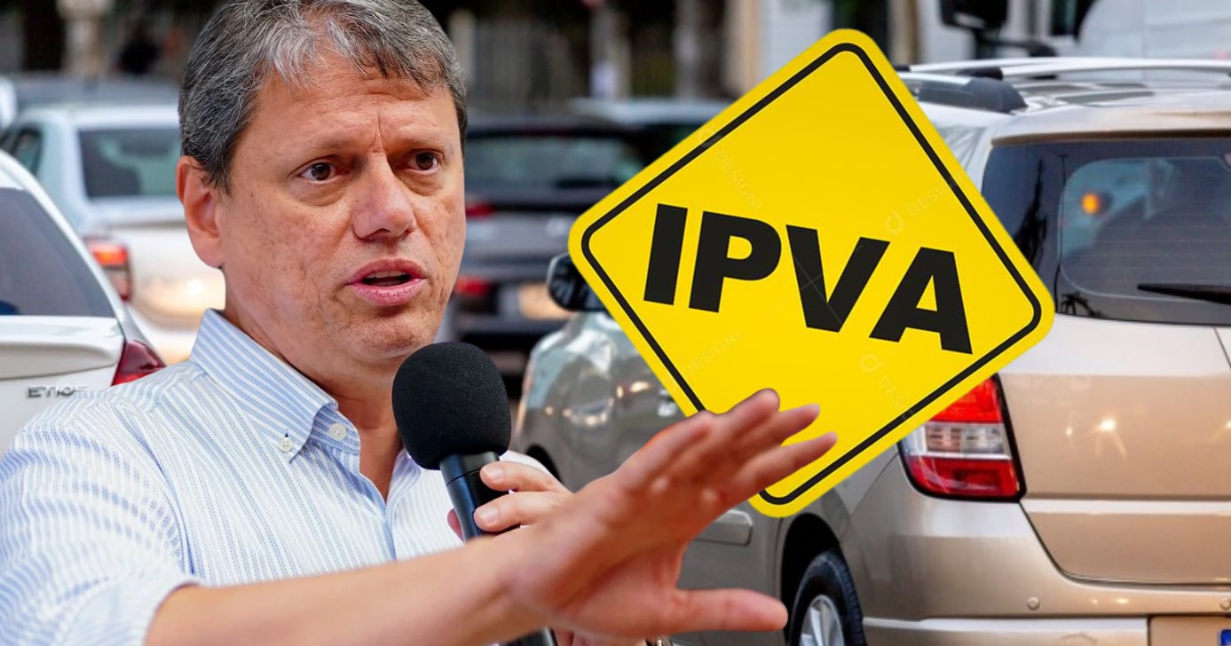 IPVA em SP - Tarcísio (Foto: Reprodução)
