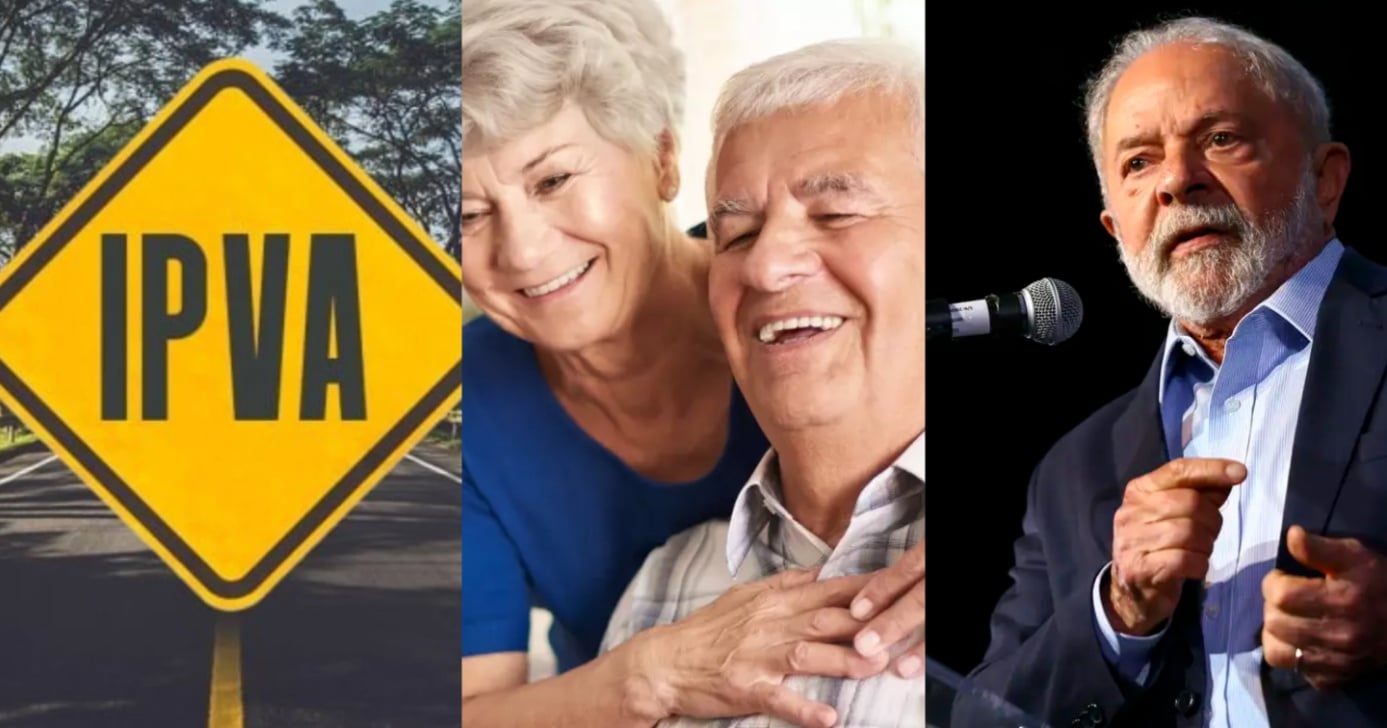 IPVA, isenção aos idosos e Lula (Foto: Reprodução/ Internet/© Marcelo Camargo/Agência Brasil)