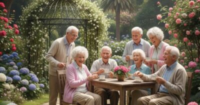 Idosos comemorando (Foto: Montagem TV Foco / GMN)