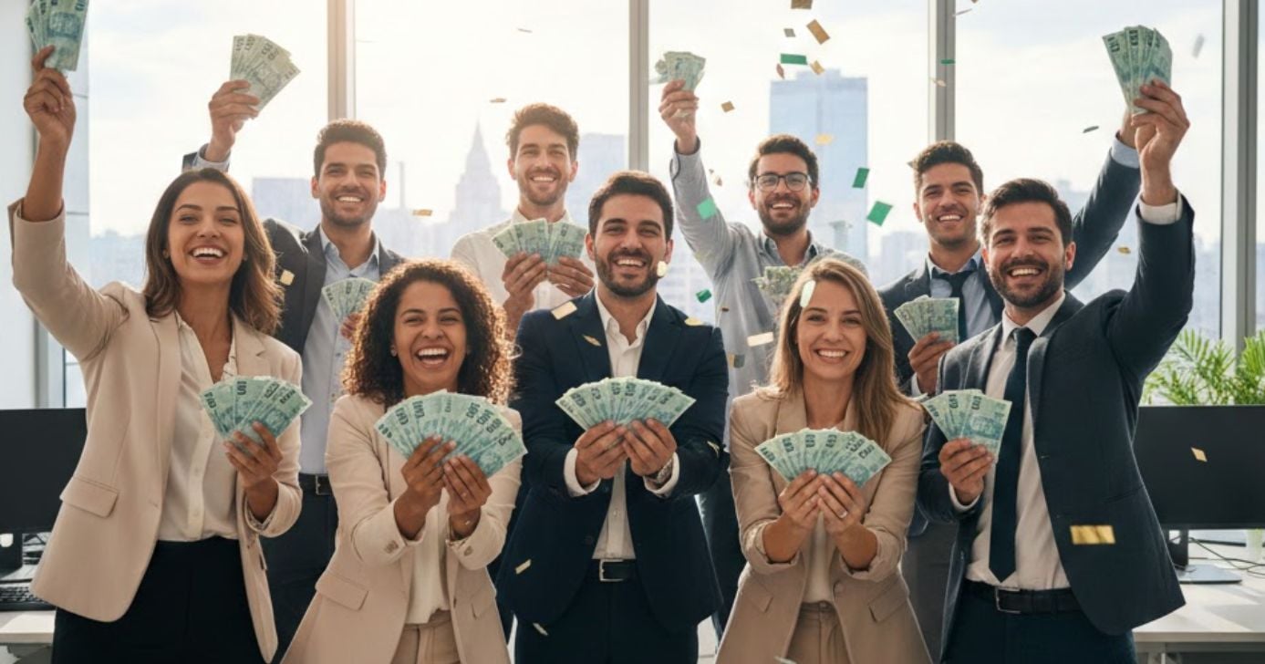 Ilustração pagamentos para trabalhadores (Foto: Montagem TV Foco / GMN)