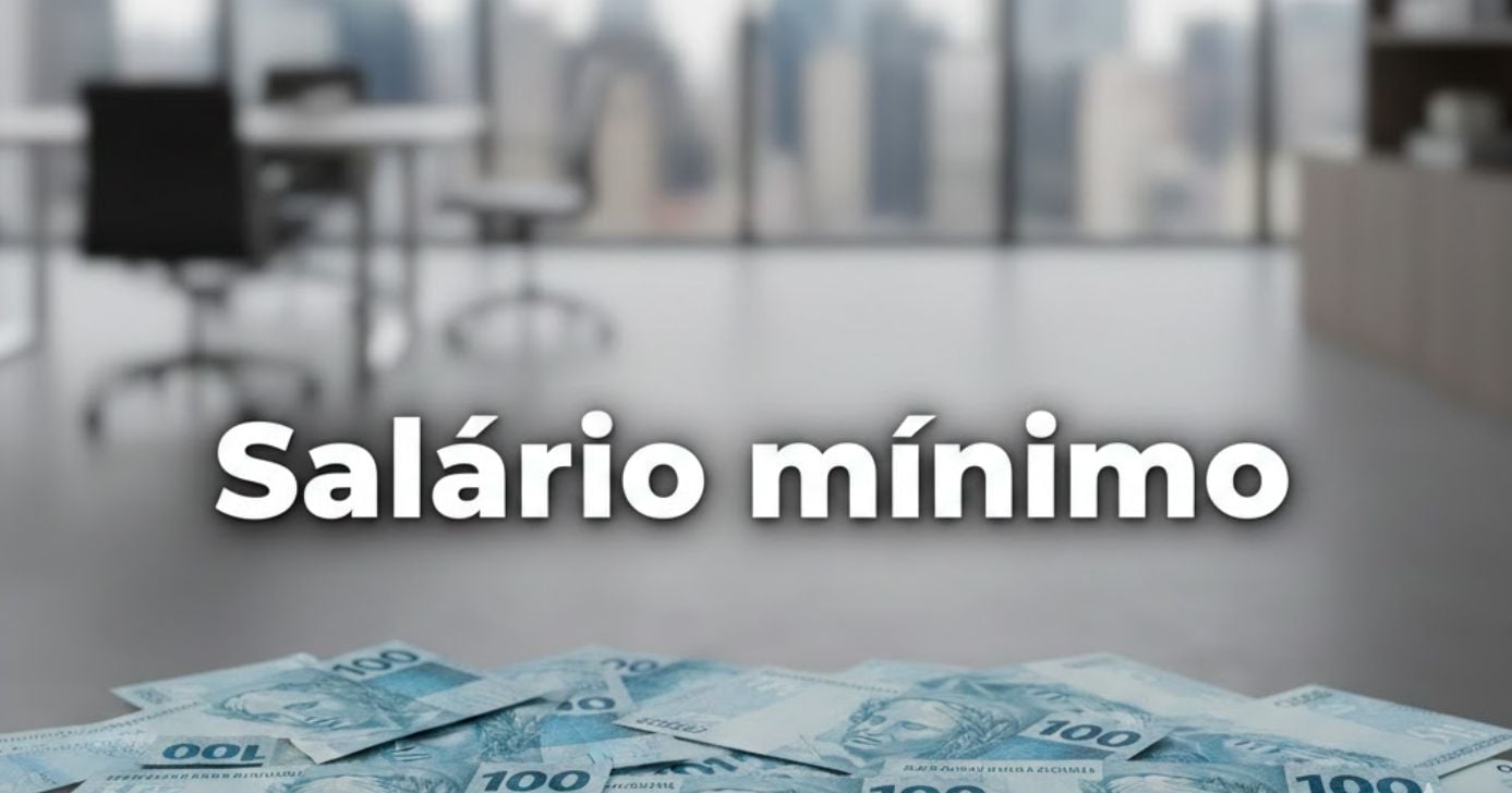 Ilustração salário mínimo (Foto: Montagem TV Foco / GMN)