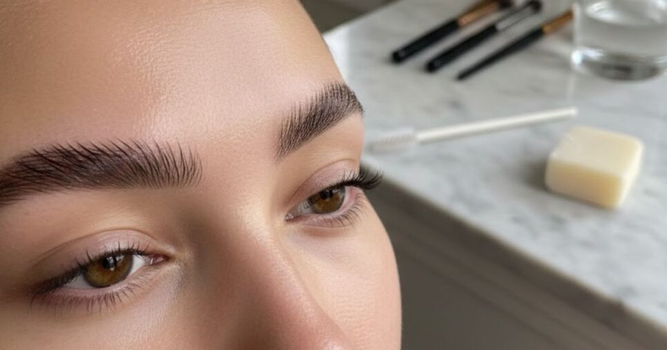 Ilustração soap brows (Foto: Montagem TV Foco / GMN) 