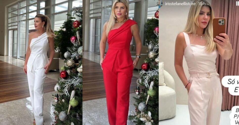 Últimos cliques de Íris Stefanelli mostrando as peças de sua loja (Foto Reprodução/Montagem/TV Foco/Instagram)