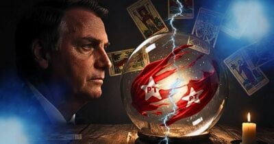 Lene Sensitiva revela verdadeiro inimigo de Bolsonaro (Foto Reprodução/Entrevista JN/Globo/GMN/Montagem/Tv Foco/Canva/Lennita)