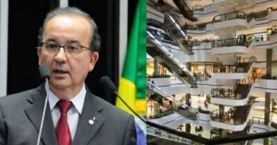 Jorginho Mello sabe: proibição abala shoppings de Florianópolis (Foto: Montagem/TV Foco)