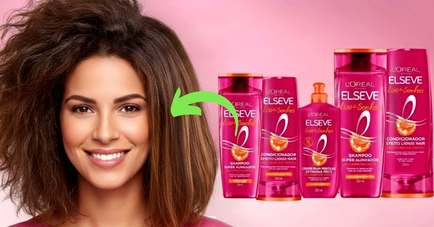 Veja o que temos a dizer sobre o Liso dos Sonhos, Elseve, L'Oréal Paris (Foto Reprodução/Montagem/Lennita/TV Foco/Canva/GMN/Raia)