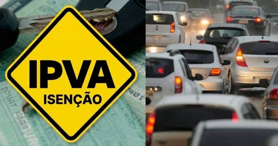 Ilustração Lista de veículos com IPVA isento em 2026
