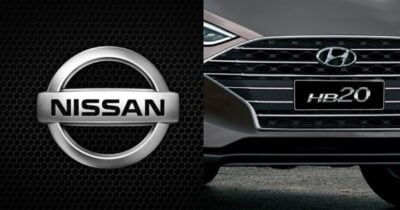 Logo da Nissan / HB20 - Montagem: TV FOCO