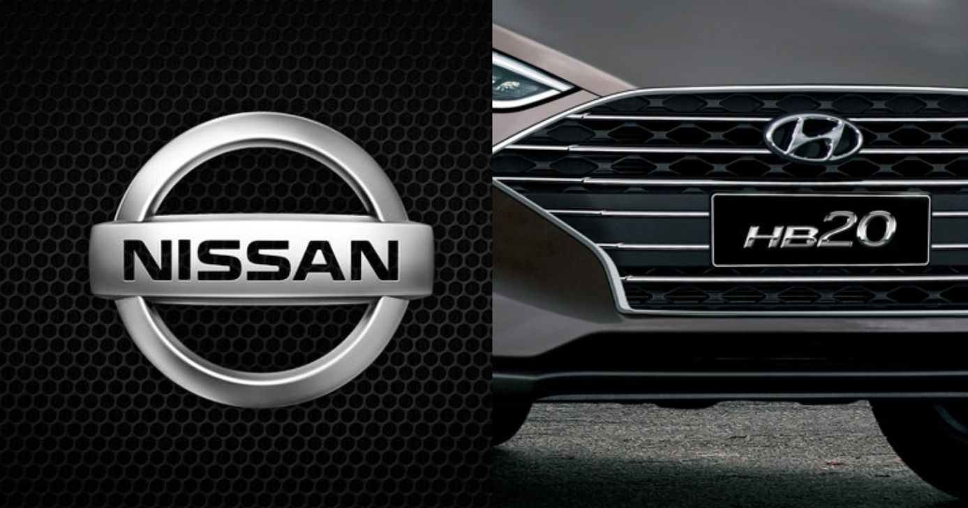 Logo da Nissan / HB20 - Montagem: TV FOCO