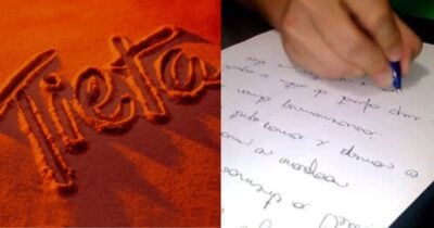 Logo de Tieta / Carta Psicografada - Montagem: TV FOCO