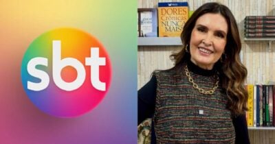 Logo do SBT e Fátima Bernardes (Fotos: Reproduções / Internet / Instagram)