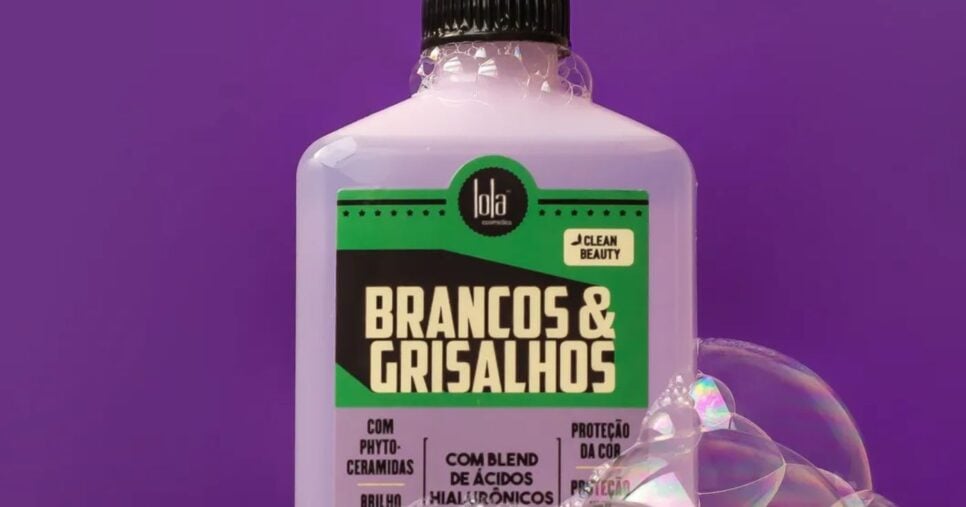 Lola Cosmetics Brancos & Grisalhos Shampoo Silver - Foto: Internet