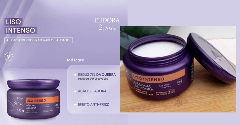Mascara Liso Intenso- Eudora (Foto Reprodução/Montagem/Catálogo/PR Pharma)