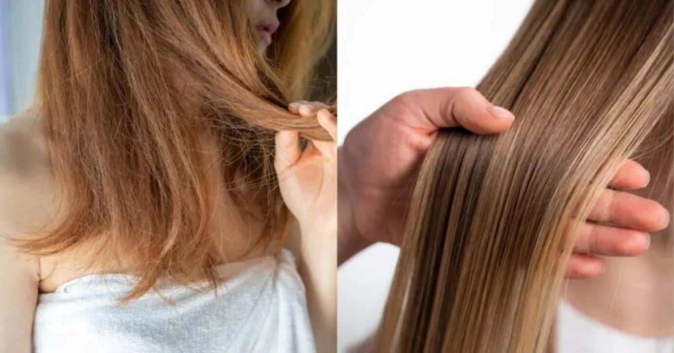 Cabelo liso: antes e depois: Foto: Ilustração