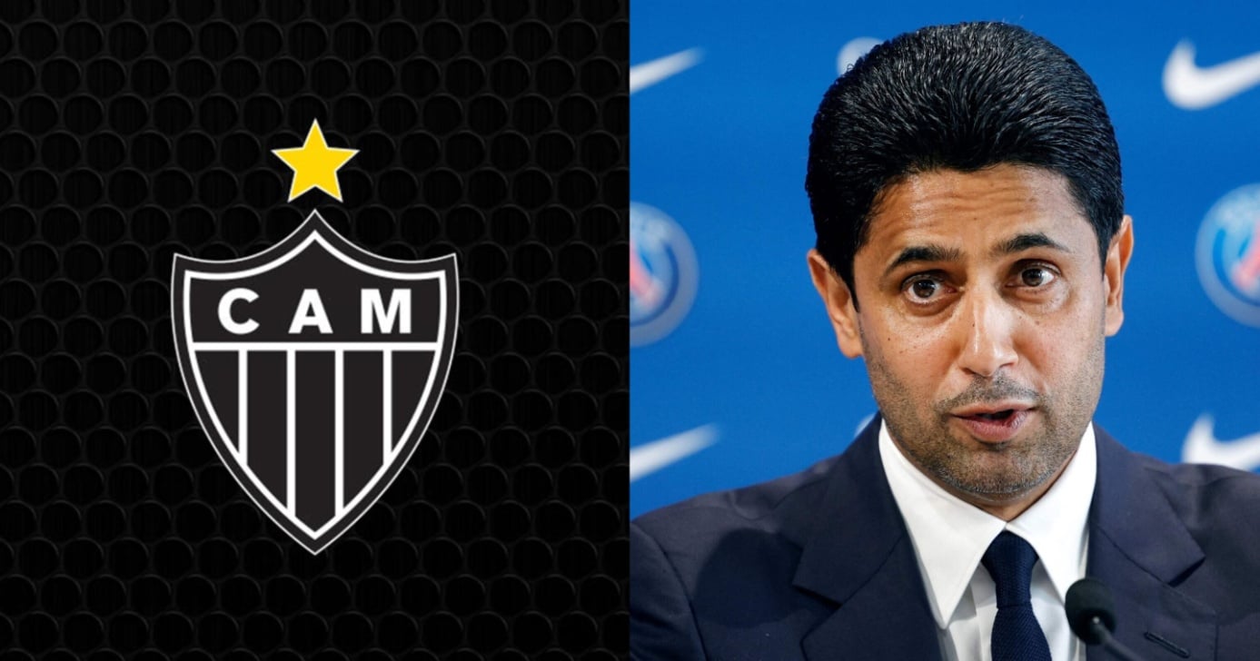 Dono do PSG prepara mala de dinheiro para fechar com joia do Atlético - Foto: Montagem/TV FOCO