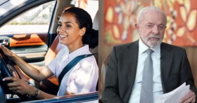 Motorista e Luiz Inácio Lula da Silva (Fotos: Reproduções / Canva / Globo)