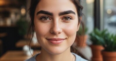 Mulher com sobrancelha cheia (Foto: Montagem TV Foco / GMN)