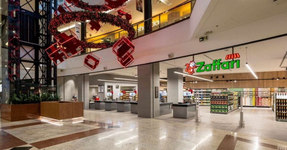 Nova unidade do Supermercado Zaffari no Moinho Shopping, em Porto Alegre (Foto: Reprodução / Divulgação / portal Amanhã)