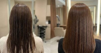 Óleo natural alisa o cabelo das pontas até a raiz sem química (Foto: Montagem/TV Foco)