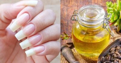 Óleo natural evita quebras e deixa unhas gigantes para o Natal (Foto: Reprodução/ Internet)