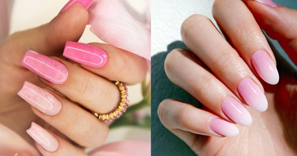 Opções de esmalte rosa (Foto: Canva)