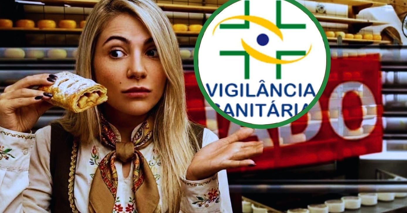 Padaria encerra após ação da Vigilância Sanitária em Porto Alegre (RS) (Foto Reprodução/Montagem/Lennita/TV Foco/Canva/GMN)