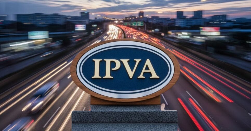 Placa IPVA (Foto: Montagem TV Foco / GMN)