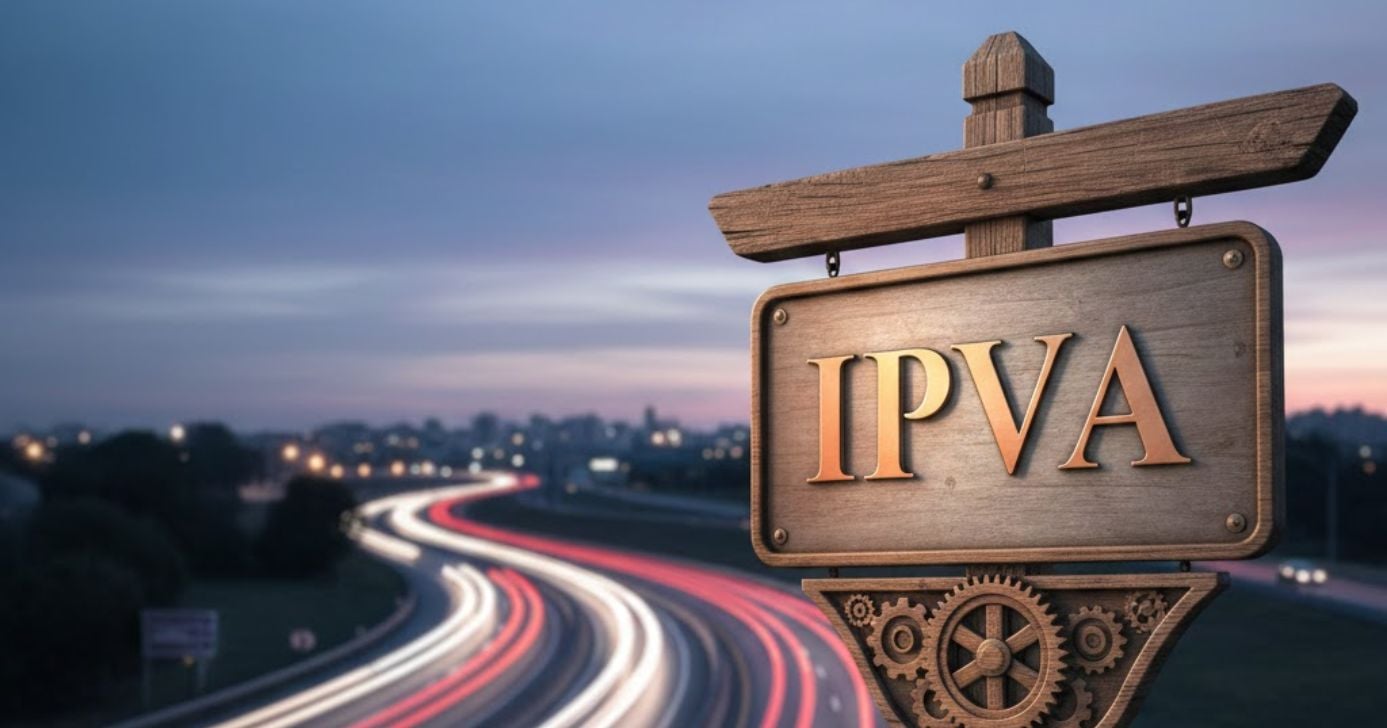 Ilustração IPVA (Foto: Montagem TV Foco / GMN)