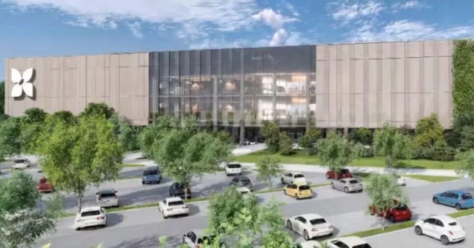 Projeto antigo do novo shopping na Baixada (Foto: Reprodução)