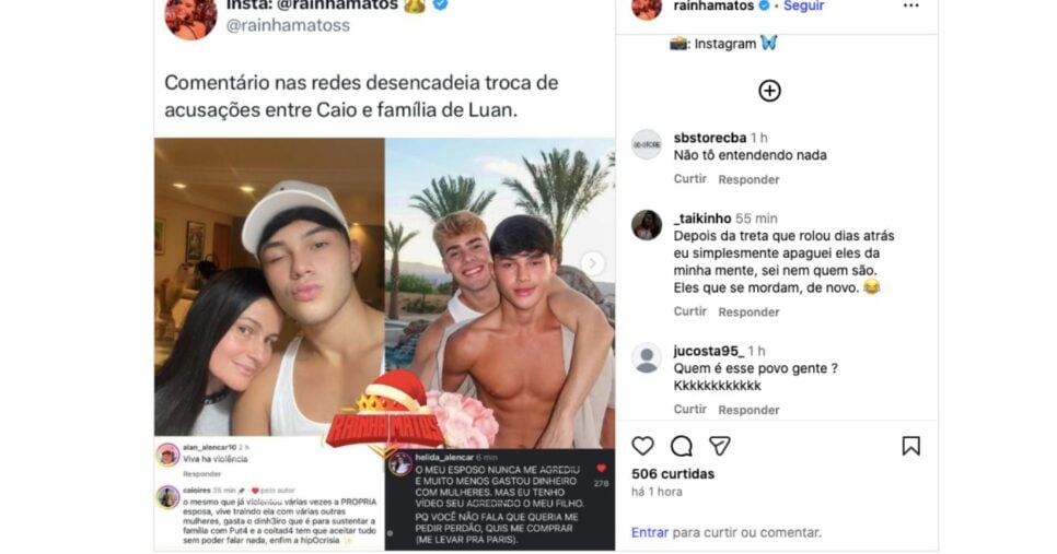 Publicação Caio Cerqueira (Foto: Reprodução / Instagram)