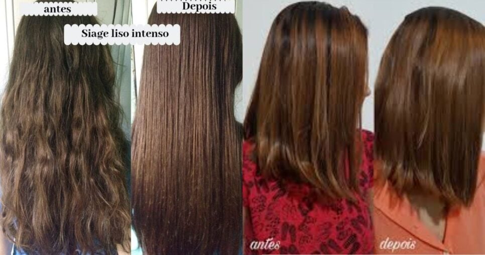 Resultado publicado por consumidoras da Eudora Siáge Liso Intenso (Foto Reprodução/Montagem/Lennita/TV Foco/Blog da Lamez/Pinterest)