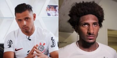 Romero e Talles Magno de saída do Corinthians (Reprodução: Youtube)