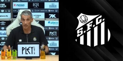 Foto - Montagem TV Foco/ Reprodução Youtube - Santos TV