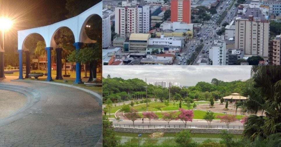 São Caetano oferece uma infraestrutura de grande cidade misturada com uma vida cercada de praças e verde (Foto Reprodução/Montagem/TripAvdisor)