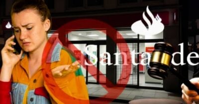 Saiba como encerramentos massivos de agências do Santander estão afetando clientes (Foto Reprodução/Montagem/TV Foco/Canva/GMN/Lennita/Santander)