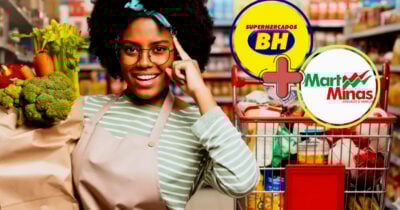 Supermercado chega em BH para desbancar a concorrência (Foto Reprodução/Montagem/TV Foco/Canva/GMN/Logos/Lennita)