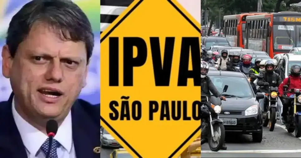 Nova lei proposta se prepara para dar fim ao IPVA de motos em SP em 2026 - Foto: Montagm