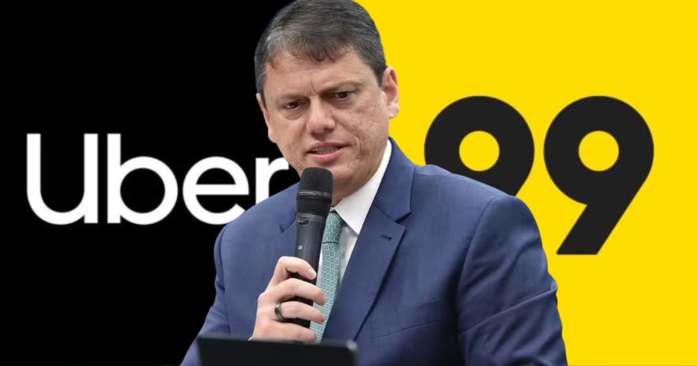 Tarcísio - Uber e 99 (Foto: Reprodução)