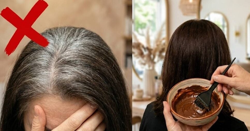 Ilustração Tinta natural acaba cabelo branco das idosas 60+