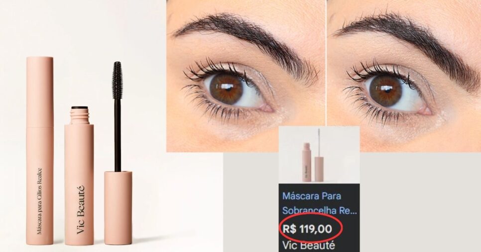 Máscara Realce – Vic Beauté (Foto Reprodução/Montagem/TV Foco/Canva/Vic Beauté)