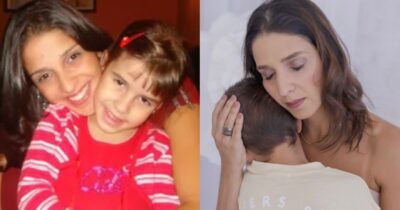 Ana Carolina Oliveira, com os filhos Isabella Nardoni e Miguel (Foto: Reprodução / Instagram)