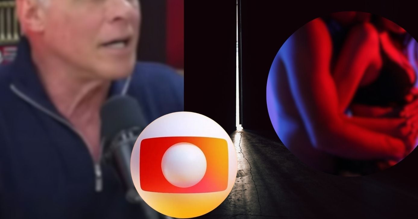 Astro da Globo e ilustração de bastidores da emissora (Foto: Reprodução / YouTube / Canva / Globo / Montagem Tv Foco)