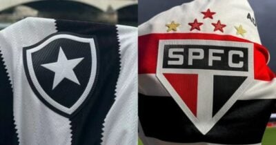Botafogo e São Paulo - Montagem/TV FOCO
