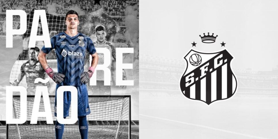 Gabriel Brazão foi um dos destaques positivos do Santos na temporada (Reprodução: Instagram)